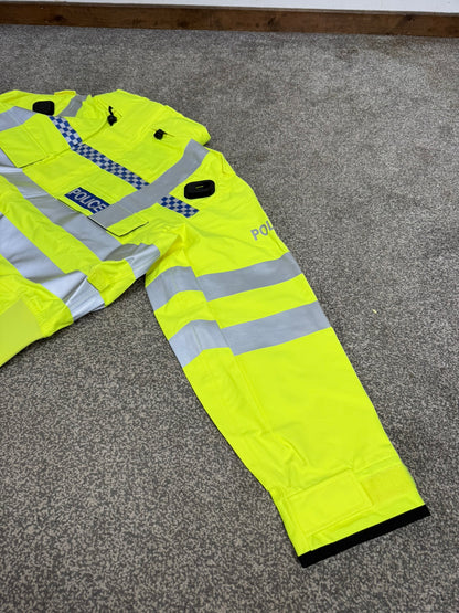 NEW Ex Police Hi-Vis Badged Gore-Tex Waterproof Bomber Jacket XXL Film TV Display