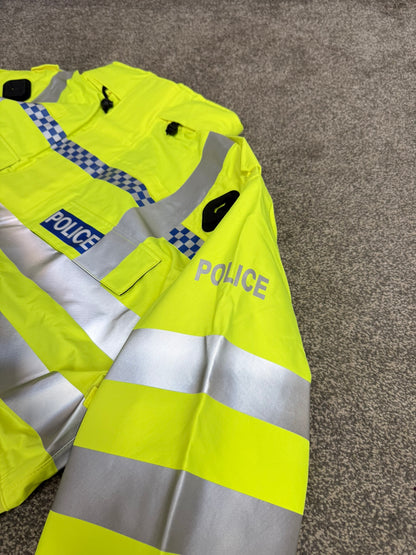 NEW Ex Police Hi-Vis Badged Gore-Tex Waterproof Bomber Jacket XXL Film TV Display