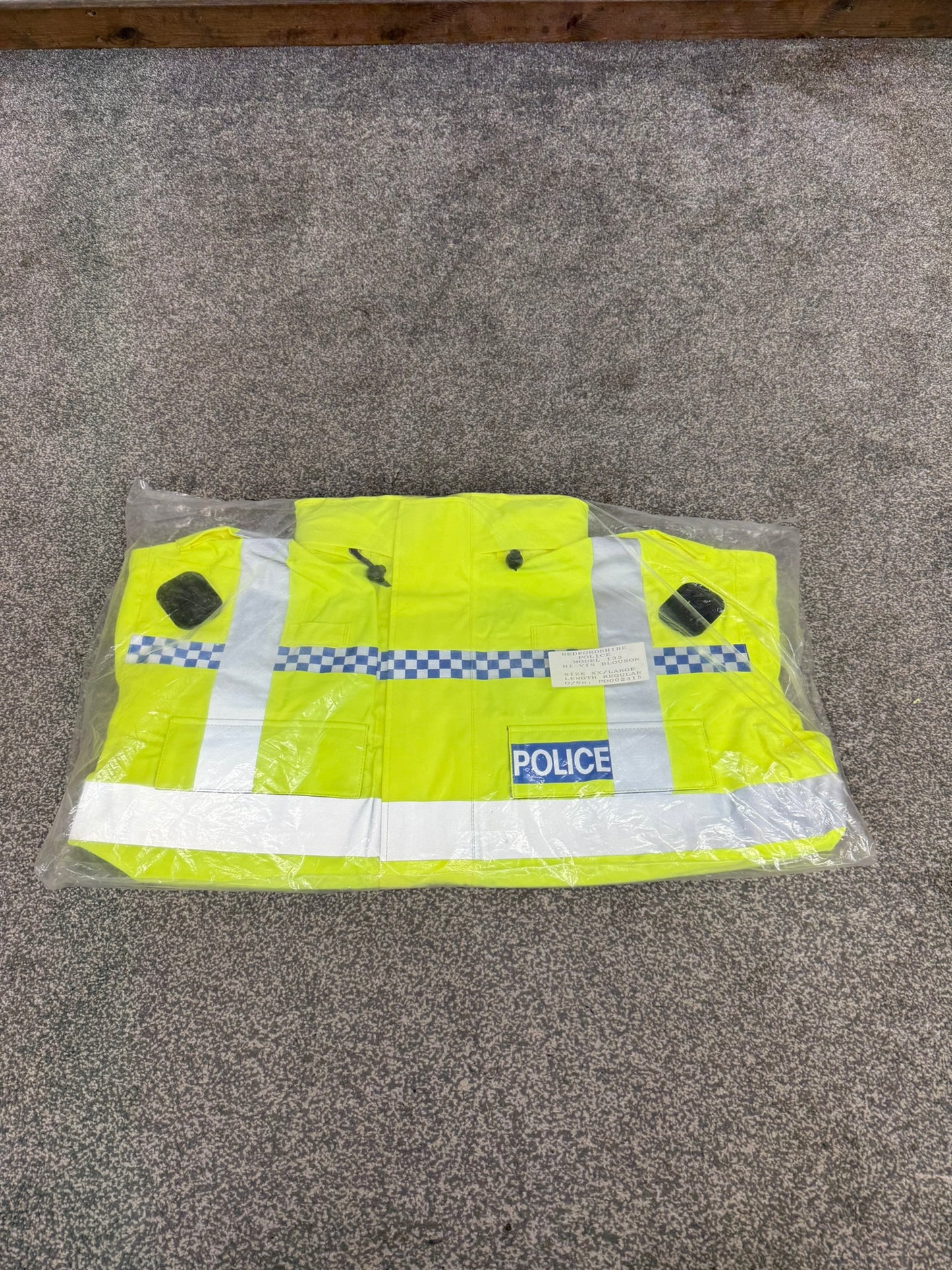 NEW Ex Police Hi-Vis Badged Gore-Tex Waterproof Bomber Jacket XXL Film TV Display