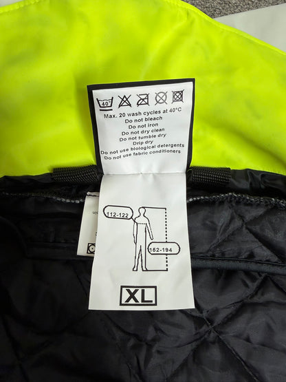 NEW Ex Police SOCO Hi Vis Waterproof Jacket Coat Quilted Liner - XL Film TV Display