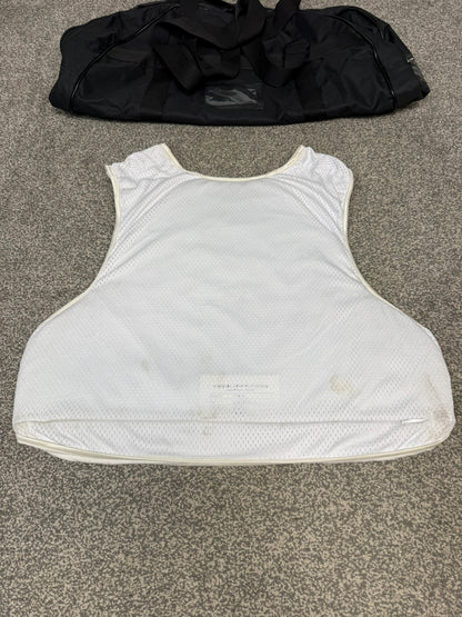 Ex Police Covert Body Armour Stab Vest LARGE Hauberg Anti Stab & Ballistic HG1A & KR1 + Bag