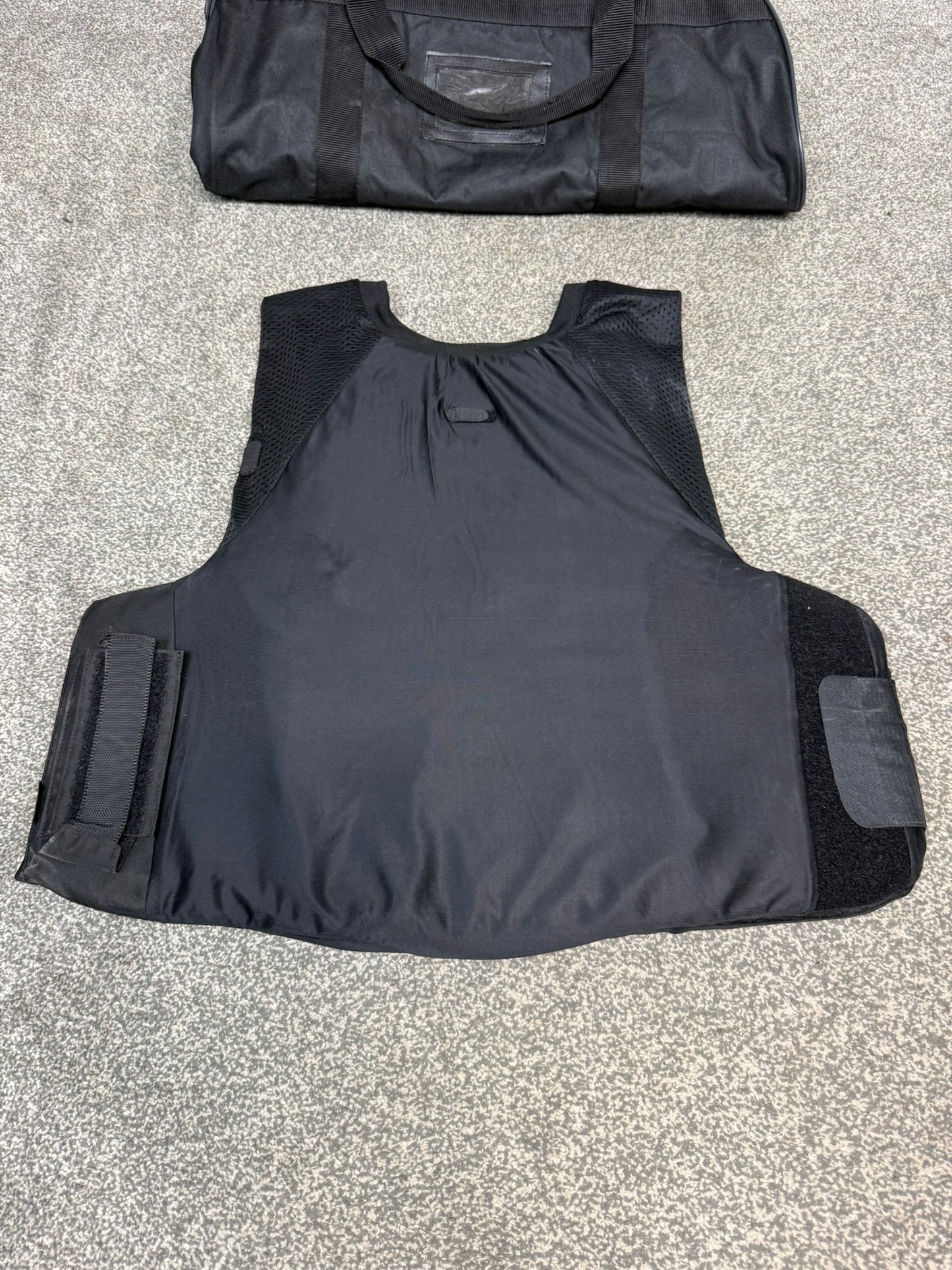 Ex Police Mehler Covert Body Armour Stab Vest X LARGE Anti Stab & Ballistic HG1A & KR1 + Bag