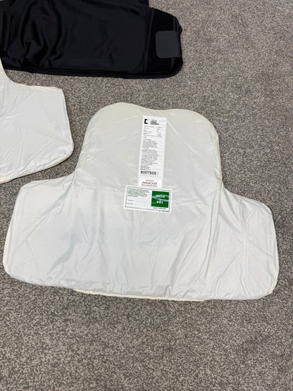 Ex Police Mehler Covert Body Armour Stab Vest X LARGE Anti Stab & Ballistic HG1A & KR1 + Bag