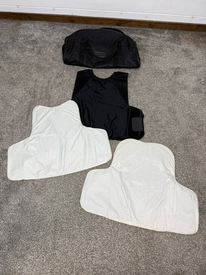 Ex Police Mehler Covert Body Armour Stab Vest X LARGE Anti Stab & Ballistic HG1A & KR1 + Bag
