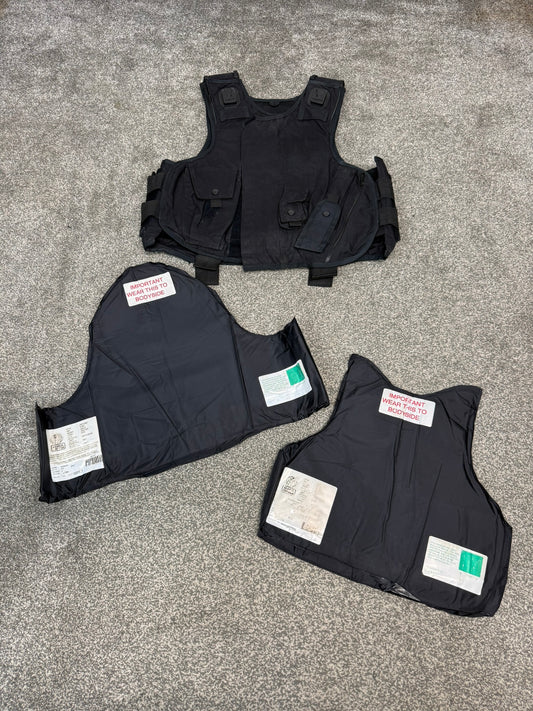 Ex Police Global Armour Body Armour Vest LARGE Anti Stab & Ballistic HG1A / KR1 Security
