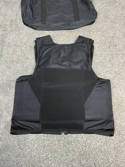 Ex Police Hawk Body Armour Stab Vest + Bag X LARGE Anti Stab & Ballistic HG1A & KR1 Security Patrol