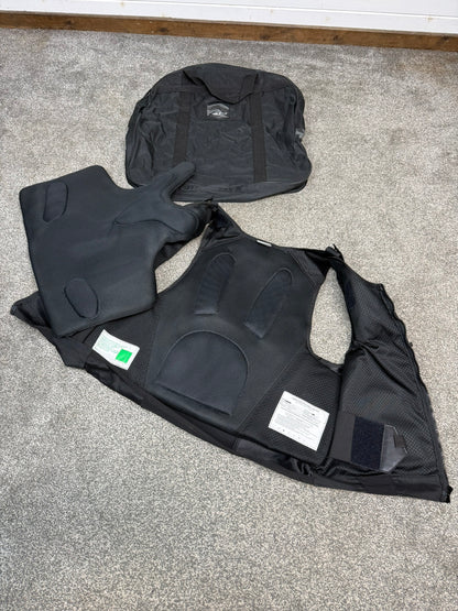 Ex Police Hawk Body Armour Stab Vest + Bag X LARGE Anti Stab & Ballistic HG1A & KR1 Security Patrol