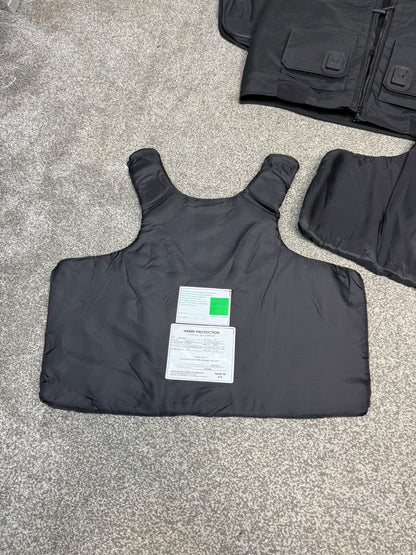 Ex Police Hawk Body Armour Stab Vest + Bag X LARGE Anti Stab & Ballistic HG1A & KR1 Security Patrol