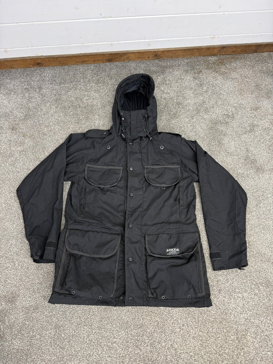 Arktis Avenger Jacket Smock B315 Ripstop Waterproof Black Ex Police Security