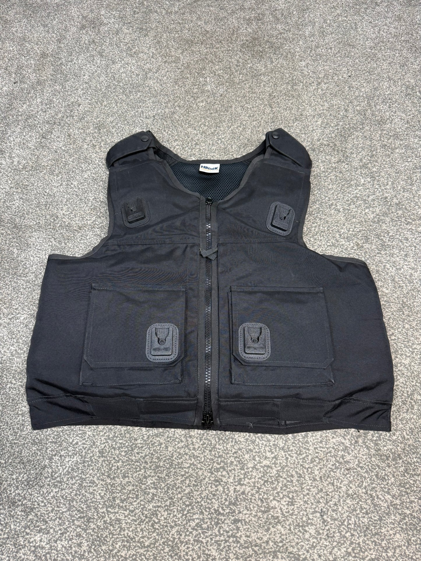Ex Police Hawk Body Armour Stab Vest X LARGE Anti Stab & Ballistic HG1A & KR1 Security Patrol