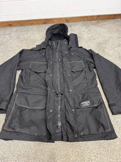 Arktis Avenger Jacket Smock B315 Ripstop Waterproof Black Ex Police Security
