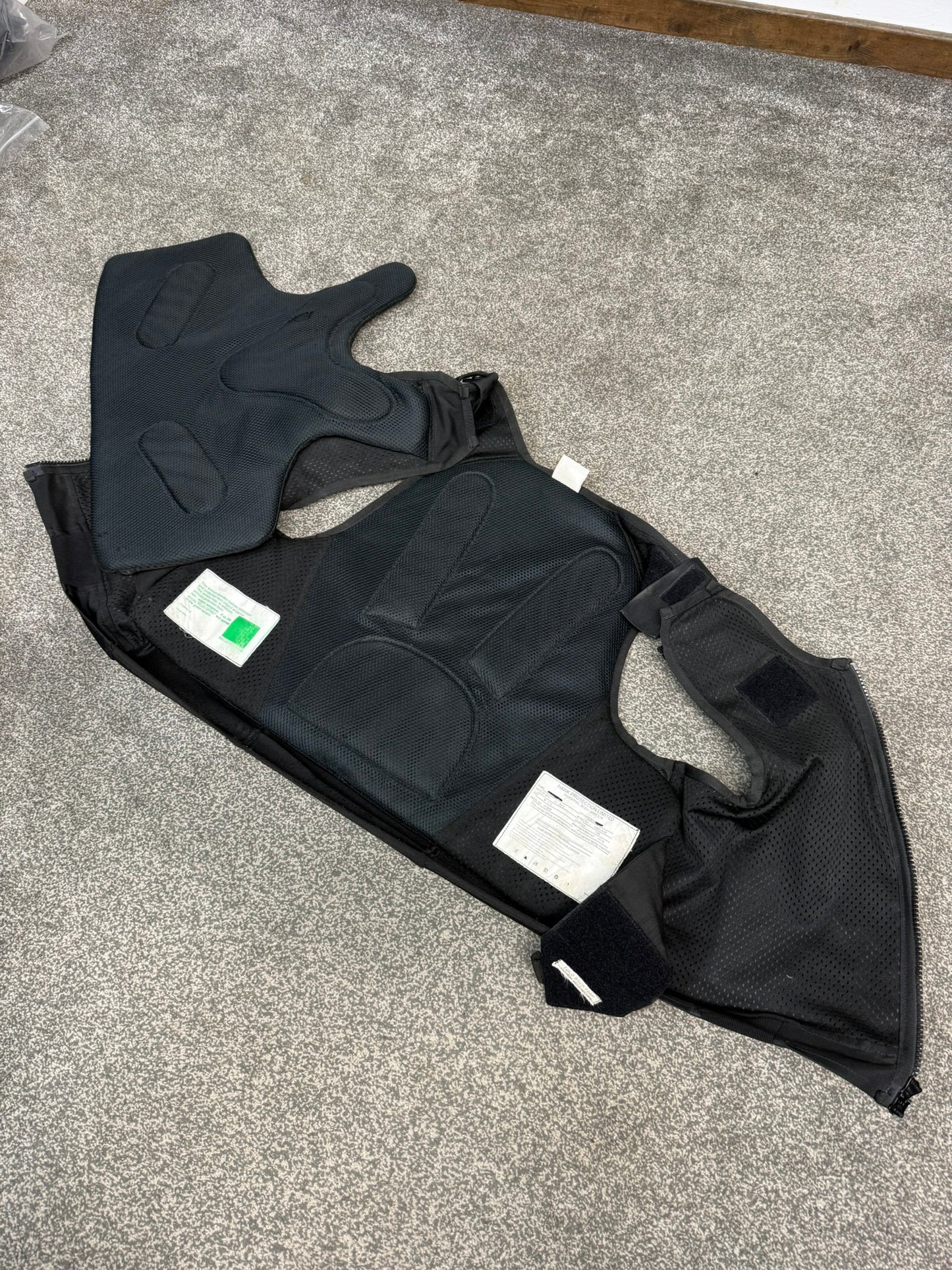 Ex Police Hawk Body Armour Stab Vest X LARGE Anti Stab & Ballistic HG1A & KR1 Security Patrol