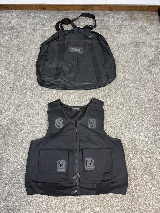 Ex Police Cooneen Body Armour Stab Vest + Bag LARGE Anti Stab & Ballistic HG1A & KR1