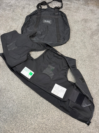 Ex Police Cooneen Body Armour Stab Vest + Bag LARGE Anti Stab & Ballistic HG1A & KR1