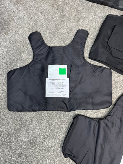 Ex Police Cooneen Body Armour Stab Vest + Bag LARGE Anti Stab & Ballistic HG1A & KR1