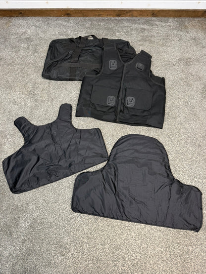 Ex Police Cooneen Body Armour Stab Vest + Bag LARGE Anti Stab & Ballistic HG1A & KR1