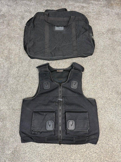 Ex Police Cooneen Body Armour Stab Vest + Bag LARGE Anti Stab & Ballistic HG1A & KR1