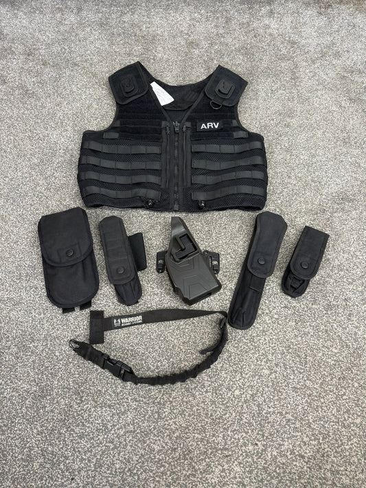 Safariland Black Molle Vest ARV Firearms Taser Holster & Pouches Tactical Security Vest - Small