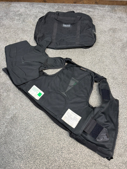 Ex Police Cooneen Body Armour Stab Vest + Bag LARGE Anti Stab & Ballistic HG1A & KR1