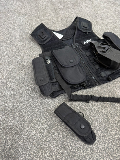 Safariland Black Molle Vest ARV Firearms Taser Holster & Pouches Tactical Security Vest - Small
