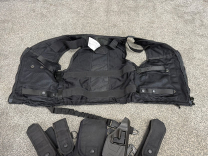 Safariland Black Molle Vest ARV Firearms Taser Holster & Pouches Tactical Security Vest - Small