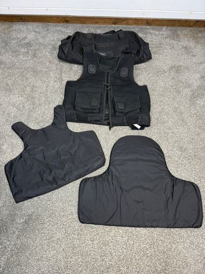 Ex Police Cooneen Body Armour Stab Vest + Bag LARGE Anti Stab & Ballistic HG1A & KR1