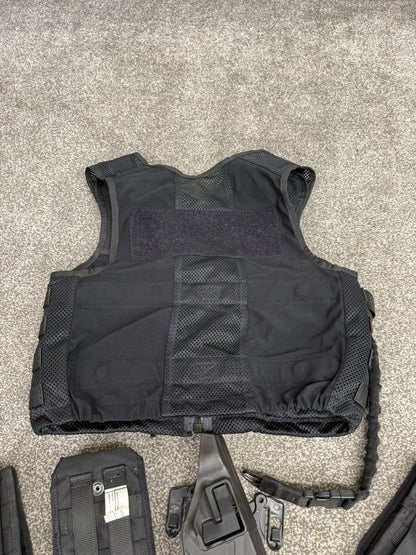 Safariland Black Molle Vest ARV Firearms Taser Holster & Pouches Tactical Security Vest - Small