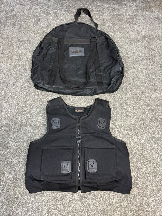 Ex Police Cooneen Body Armour Stab Vest + Bag LARGE Anti Stab & Ballistic HG1A & KR1
