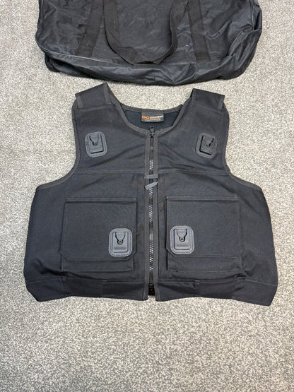Ex Police Cooneen Body Armour Stab Vest + Bag LARGE Anti Stab & Ballistic HG1A & KR1