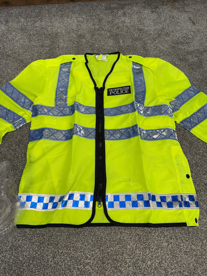 NEW Ex Metropolitan Police Hi Vis Vest Collectable Film TV Display