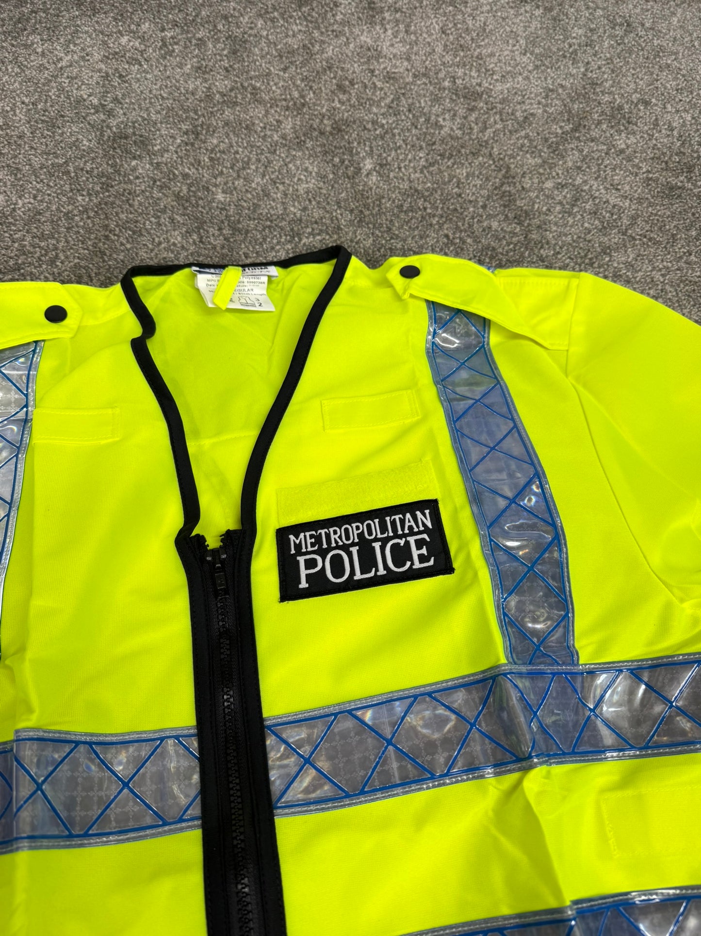NEW Ex Metropolitan Police Hi Vis Vest Collectable Film TV Display
