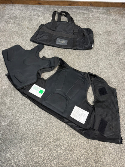 Ex Police Cooneen Body Armour Stab Vest + Bag LARGE Anti Stab & Ballistic HG1A & KR1