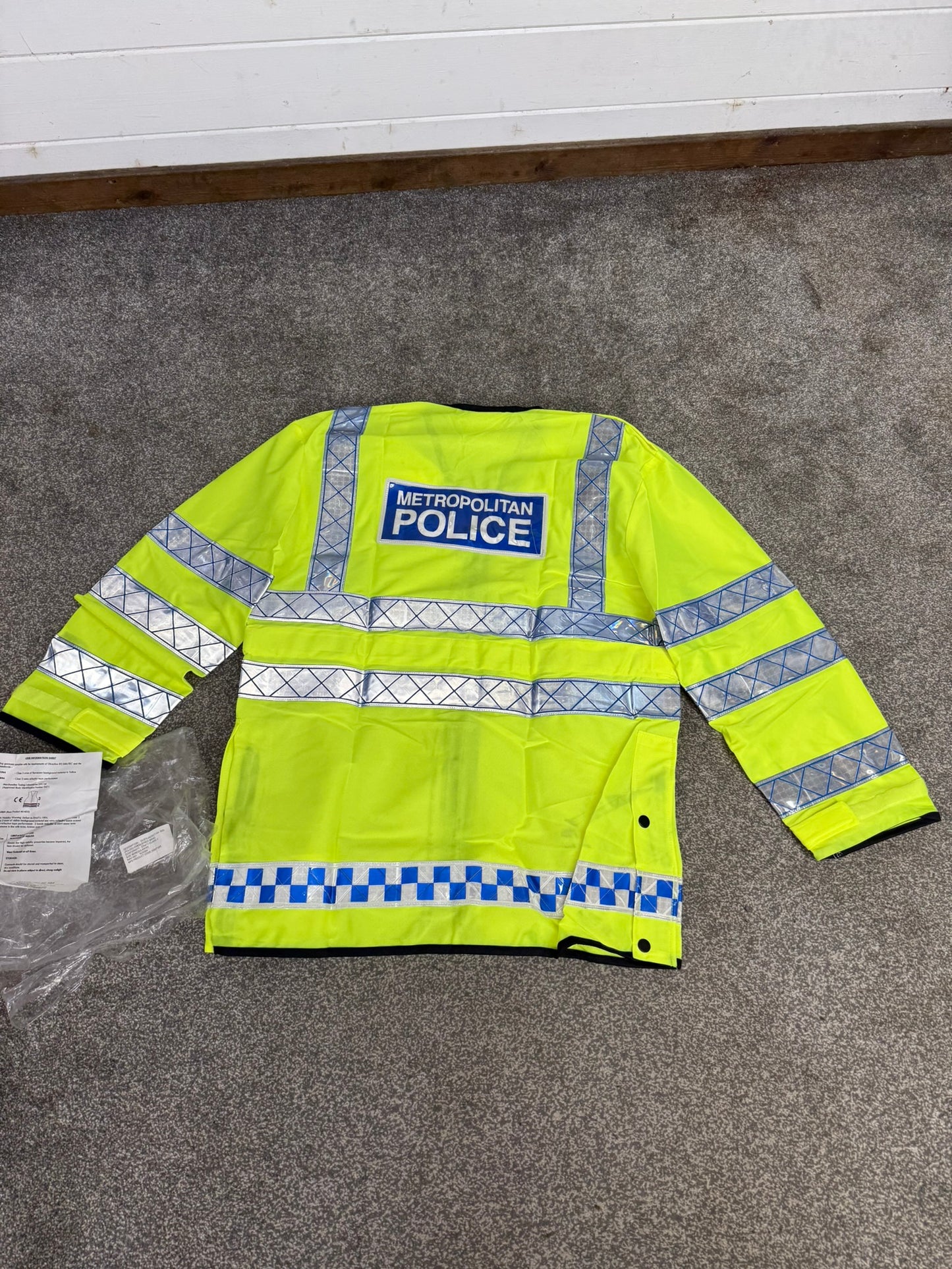 NEW Ex Metropolitan Police Hi Vis Vest Collectable Film TV Display
