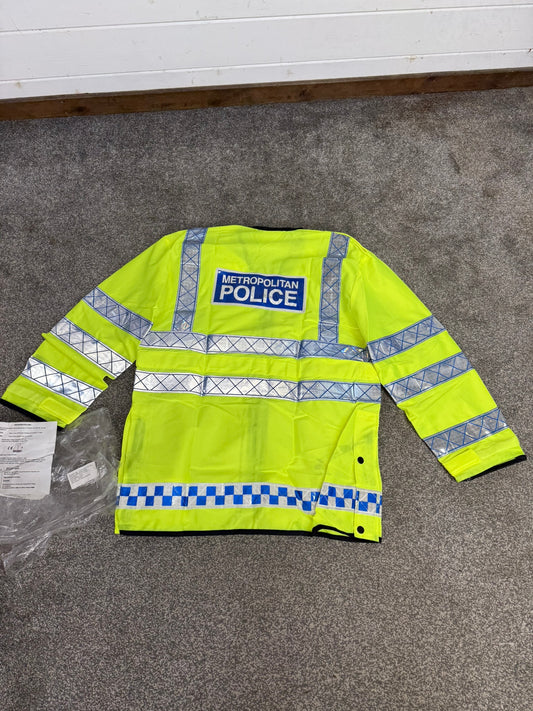NEW Ex Metropolitan Police Hi Vis Vest Collectable Film TV Display