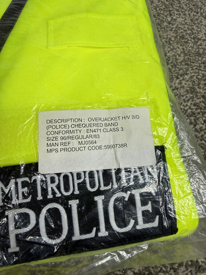 NEW Ex Metropolitan Police Hi Vis Vest Collectable Film TV Display