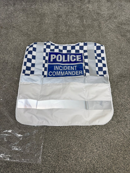 NEW Ex Police Incident Commander White Vest Tabard LARGE Film TV Collector Display