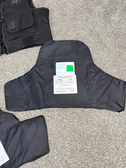 Ex Police Cooneen Body Armour Stab Vest LARGE Anti Stab & Ballistic HG1A & KR1