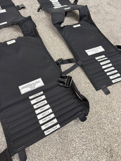 2x Hawk Protection Body Armour Measuring Vest Male & Female - Ex Police RARE