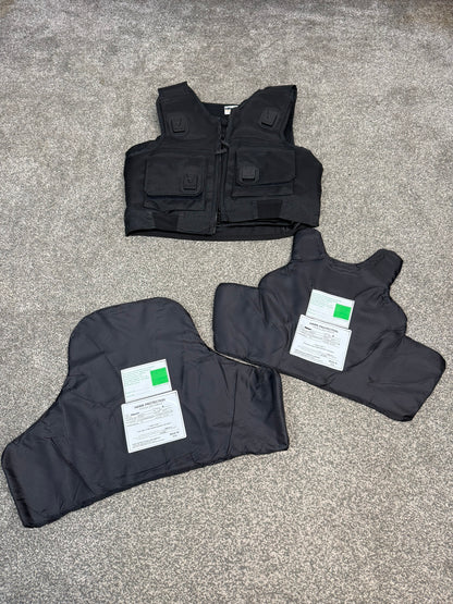 Ex Police Hawk Body Armour Stab Vest MEDIUM Anti Stab & Ballistic HG1A & KR1