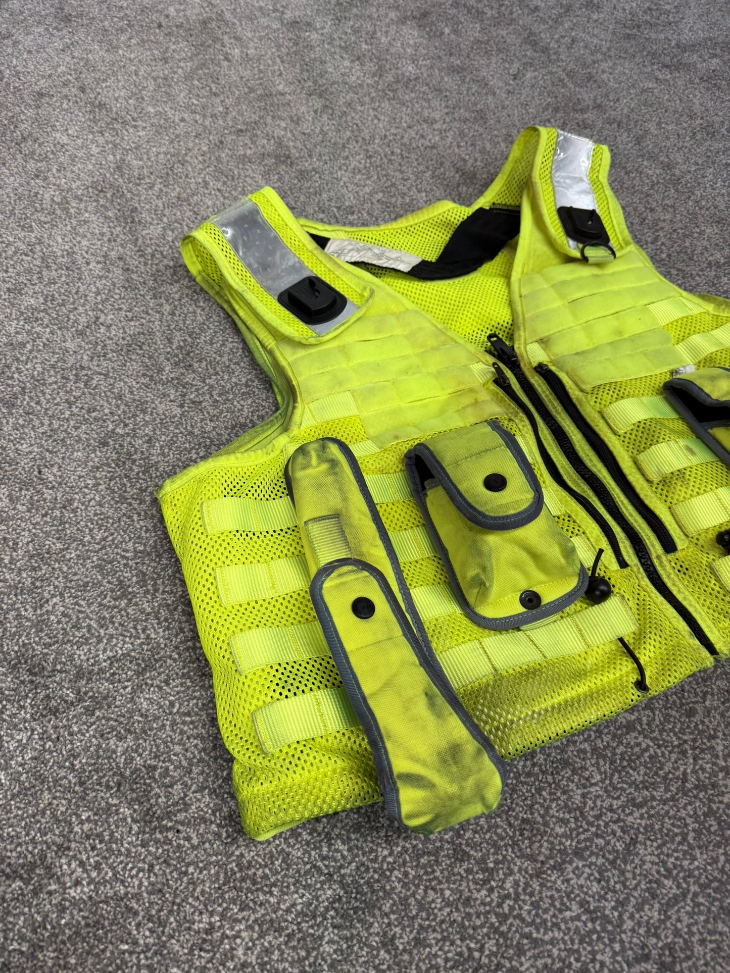 Ex Police Hi Vis Safariland Vest Molle Tactical Utility Security Vest XXL