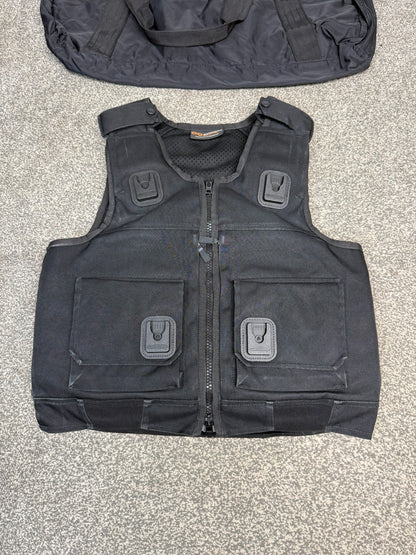 Ex Police Cooneen Body Armour Stab Vest + Bag MEDIUM Anti Stab & Ballistic HG1A & KR1