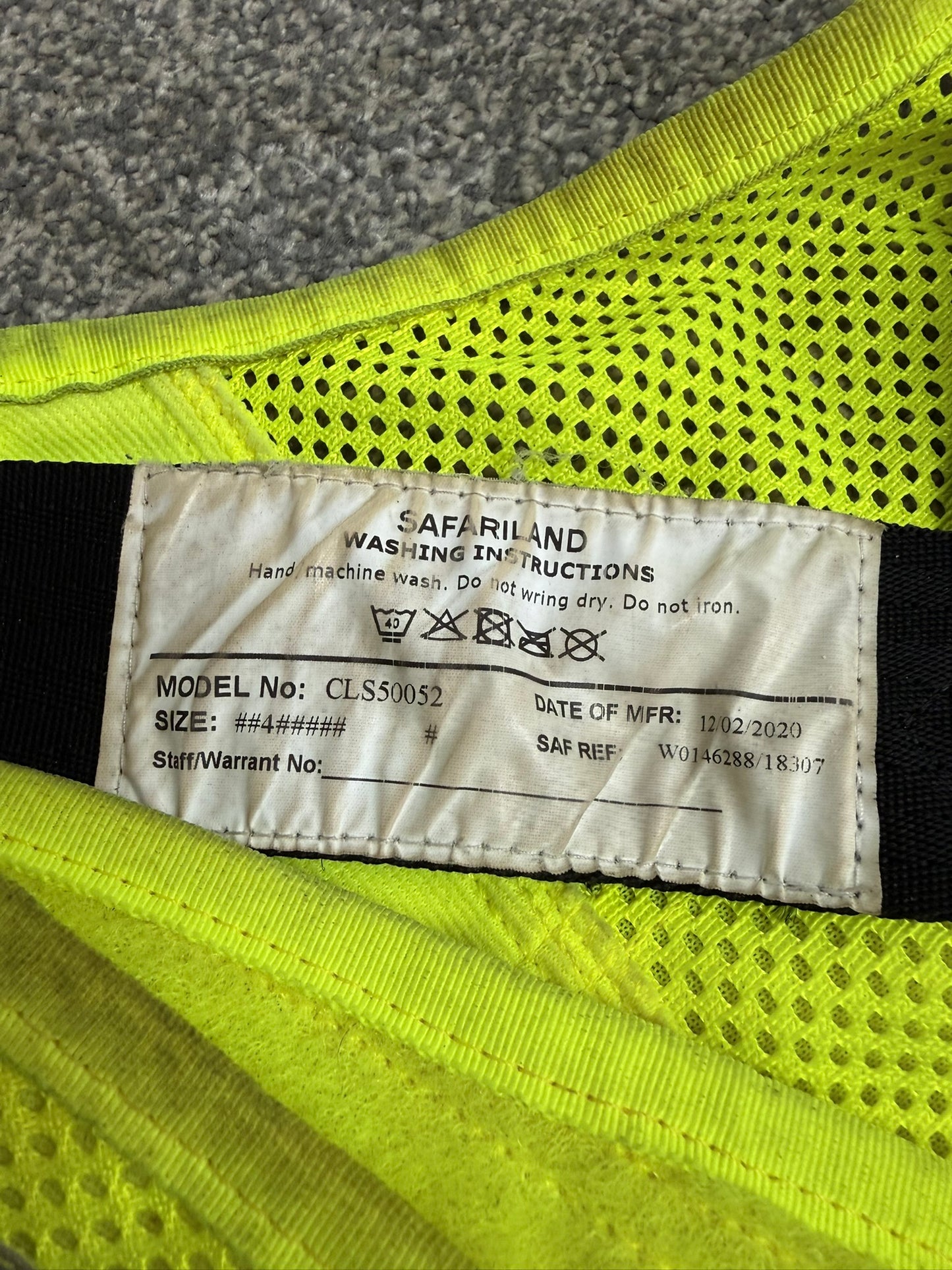 Ex Police Hi Vis Safariland Vest Molle Tactical Utility Security Vest XXL