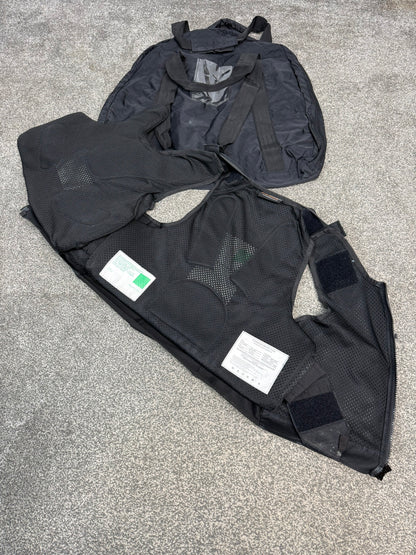 Ex Police Cooneen Body Armour Stab Vest + Bag MEDIUM Anti Stab & Ballistic HG1A & KR1
