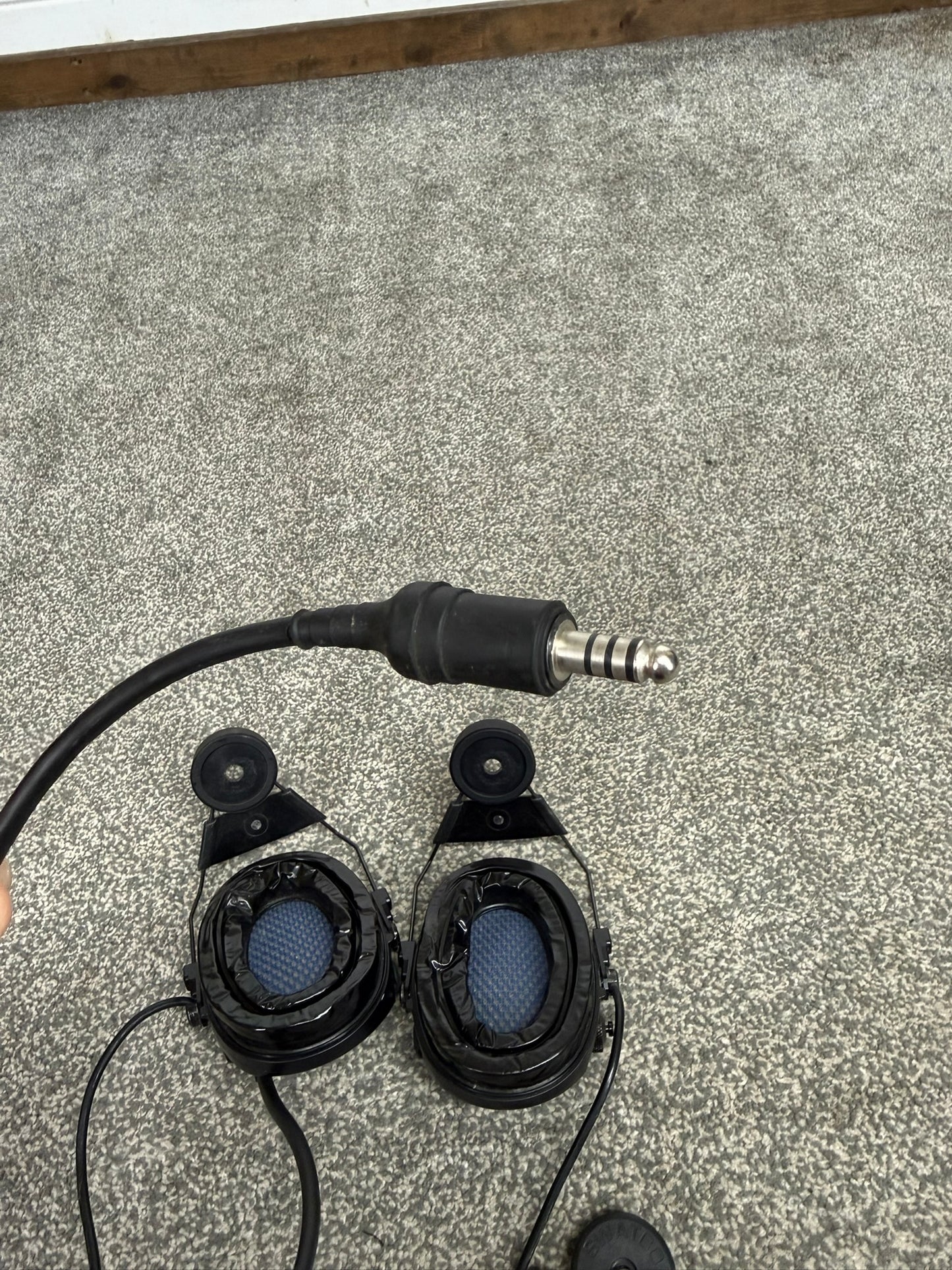 SwatCom Waterproof Headset Ex Police Helmet Mounted WORKING