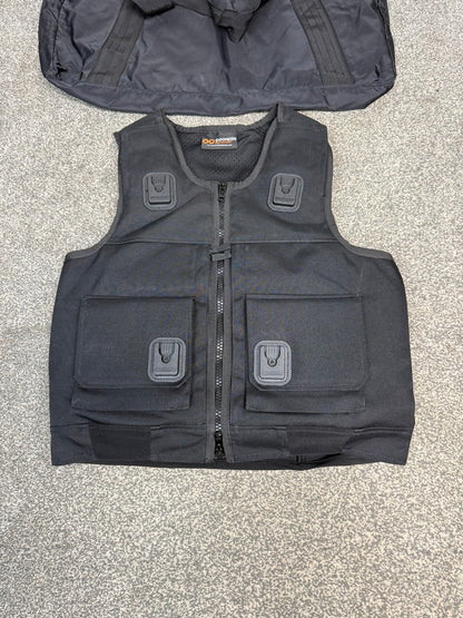 Ex Police Cooneen Body Armour Stab Vest + Bag MEDIUM Anti Stab & Ballistic HG1A & KR1