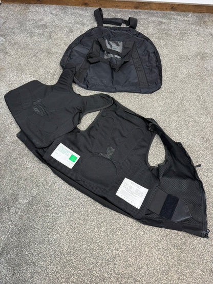 Ex Police Cooneen Body Armour Stab Vest + Bag MEDIUM Anti Stab & Ballistic HG1A & KR1