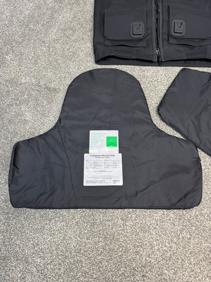 Ex Police Cooneen Body Armour Stab Vest + Bag MEDIUM Anti Stab & Ballistic HG1A & KR1