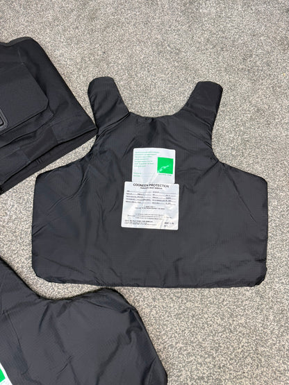 Ex Police Cooneen Body Armour Stab Vest + Bag MEDIUM Anti Stab & Ballistic HG1A & KR1