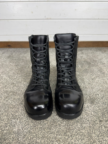Ex Police Magnum Elite Shield Combat Boots Black Leather UK 5 Security Work