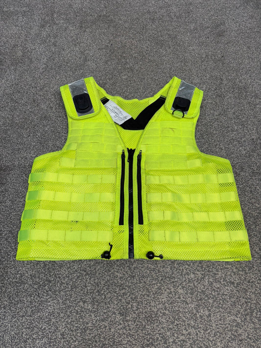 Ex Police Safariland Hi-Vis MOLLE Vest Utility Tactical Security Vest MEDIUM